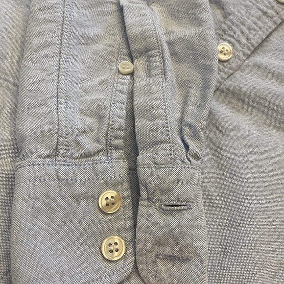 J Crew blue button up excellent used cond, size xxs - Picture 4 of 8